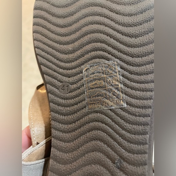 Patrizia Volcanic Slingback Sandal Multicolor Wooden Beads Rhinestones Sz 41 - Picture 6 of 7